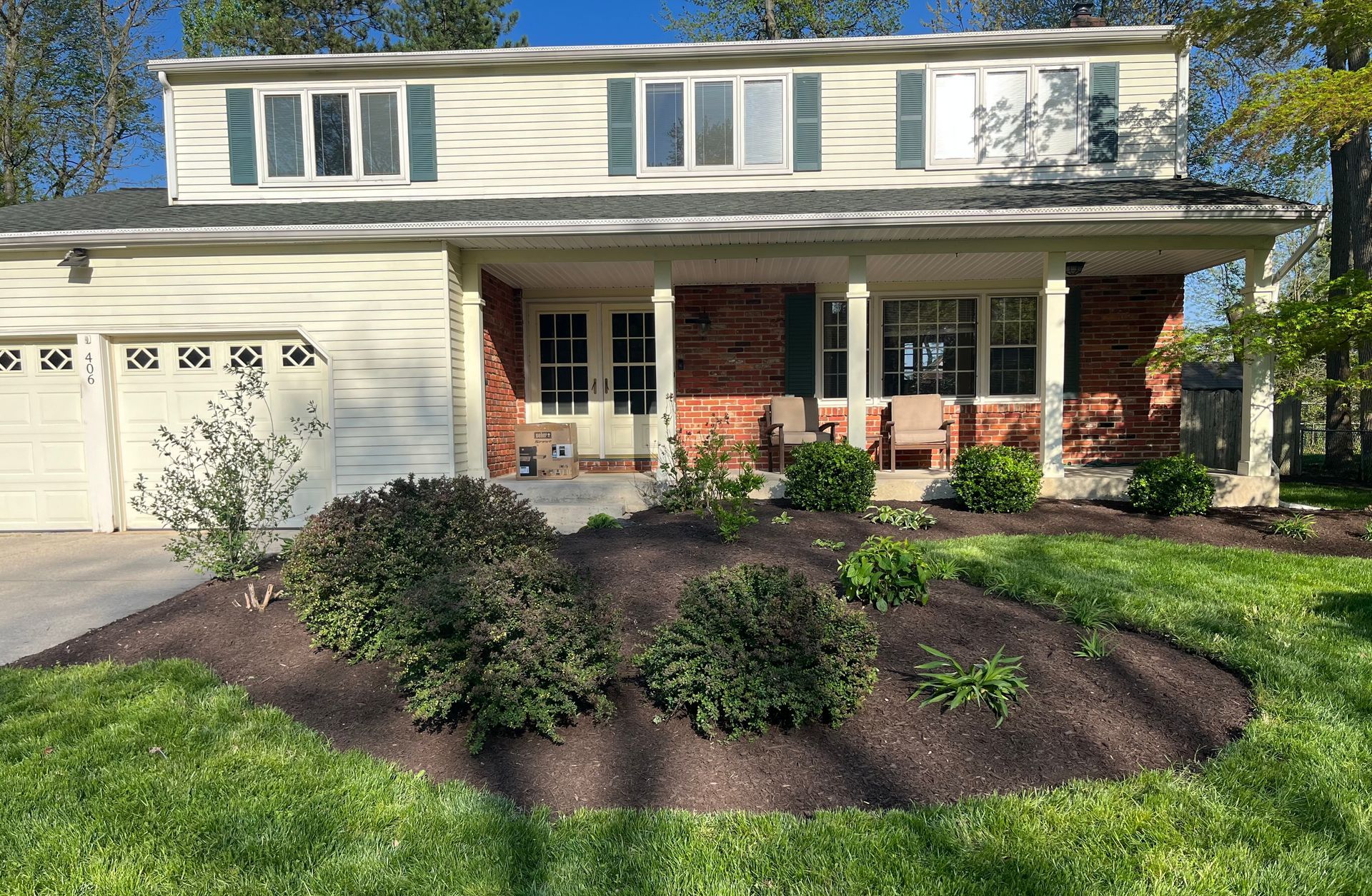 After image of landscape