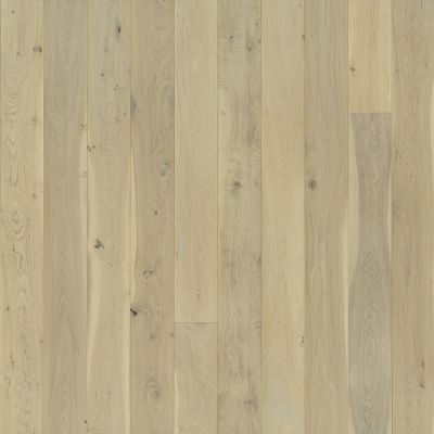 Light beige wooden floor with vertical planks.