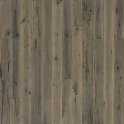 Gray-toned hardwood floor, with varying shades and wood grain visible.