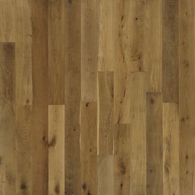 Wood flooring with varied brown tones and vertical plank arrangement.