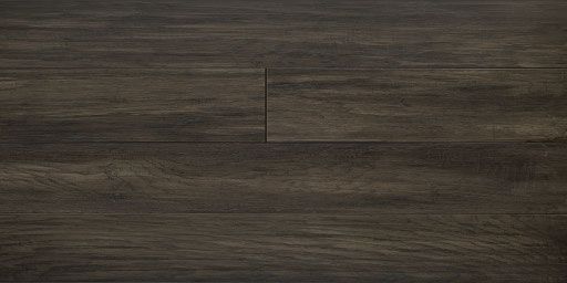 Dark brown wooden floorboards.