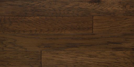 Dark brown hardwood flooring.
