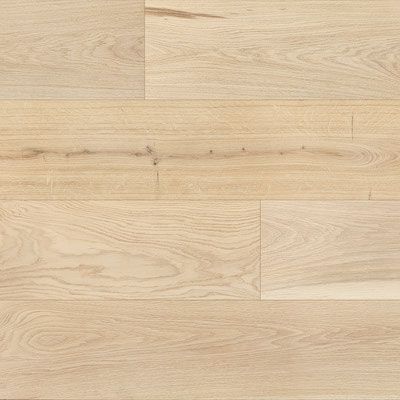 Light-colored wooden floor planks arranged horizontally, showing wood grain patterns and knots.