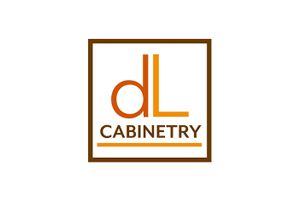Logo for dL Cabinetry, featuring initials