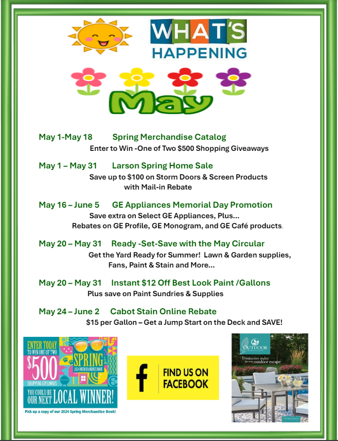 May What's Happening Flyer