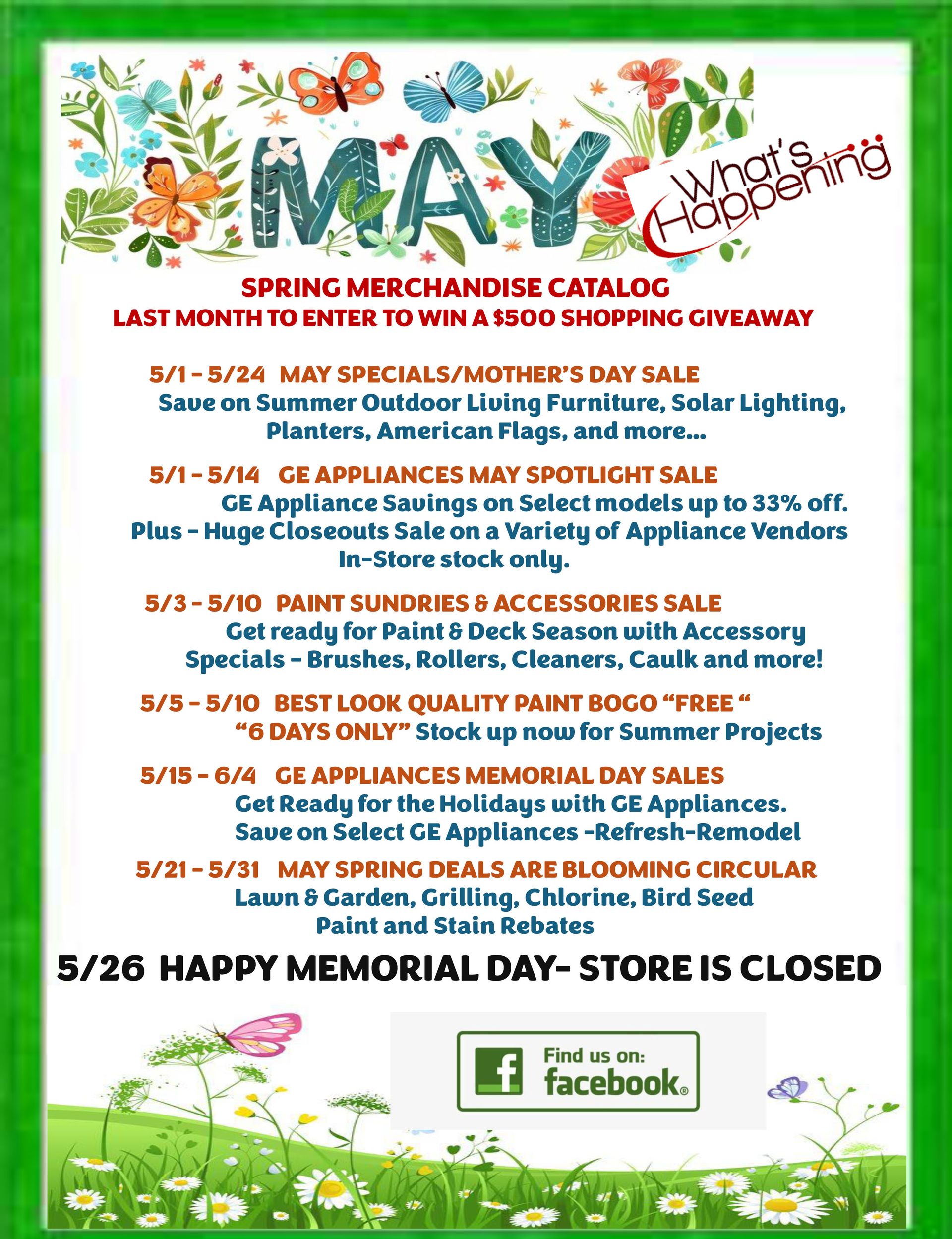 May spring merchandise catalog