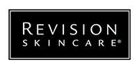 Revision Skincare logo in white text on a black rectangular background