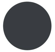 A sulfur yellow circle is on a white background.