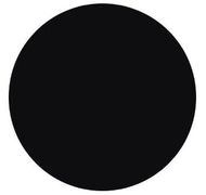 An ultramarine blue circle on a white background.