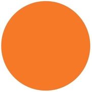 A jet black circle on a white background.