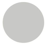 A graphite gray circle on a white background.
