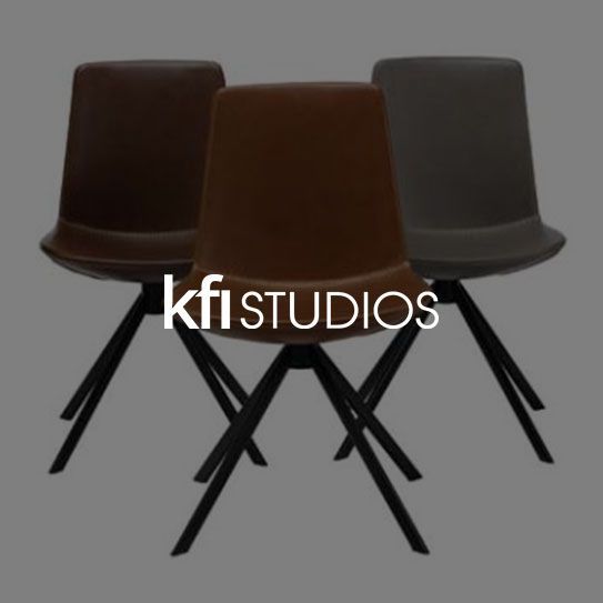 Kfi STUDiOs text on a teal background.