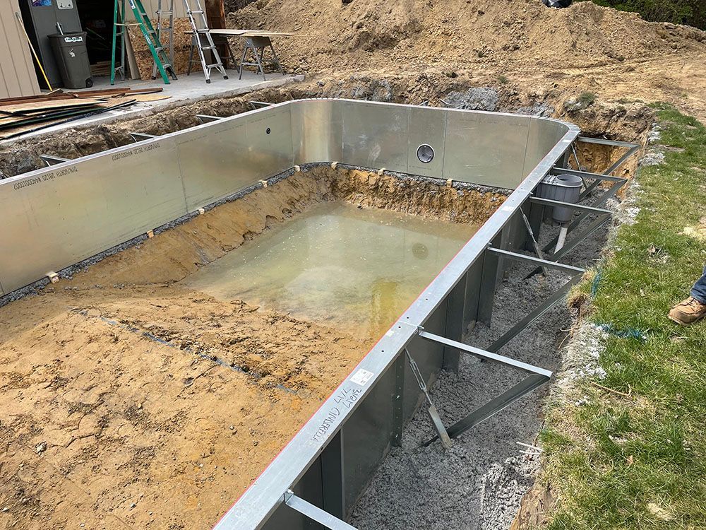 Pool construction