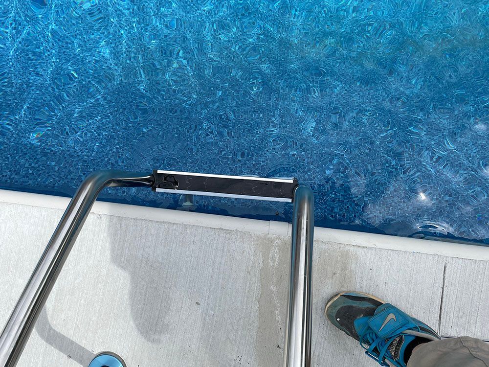 Pool handrails