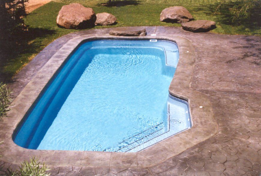 Modern swimming pool