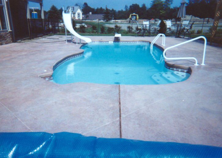 Modern swimming pool