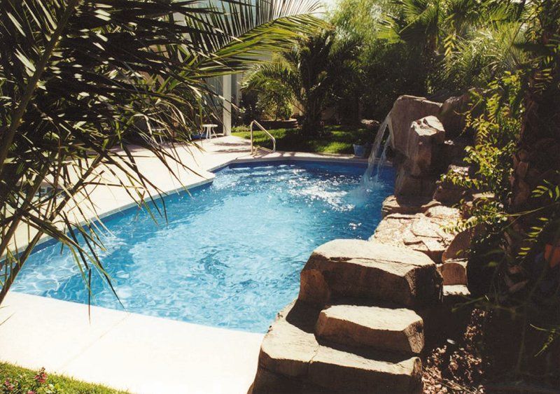 Modern swimming pool