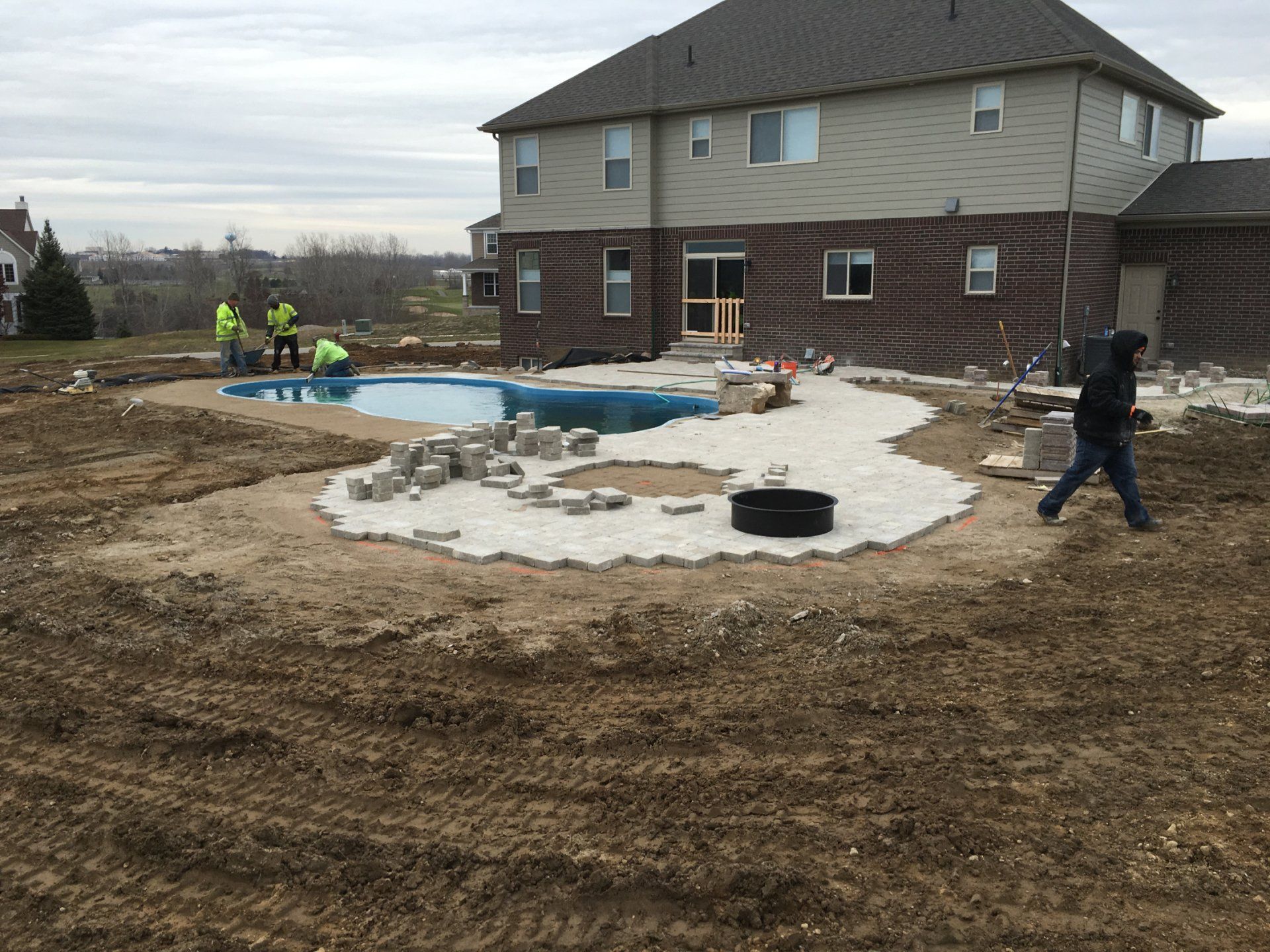 Pool construction
