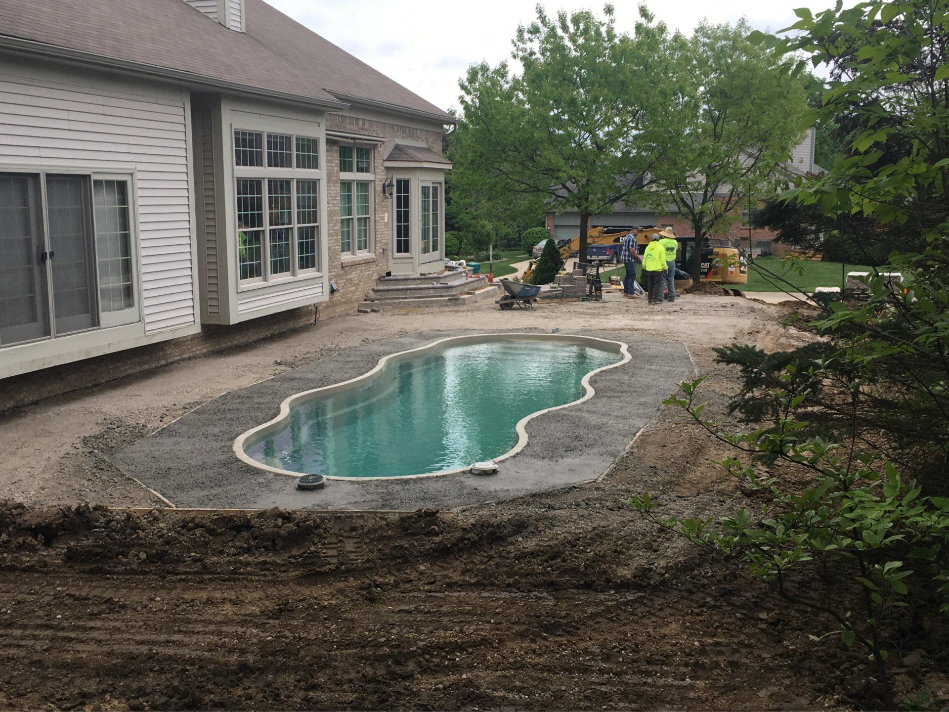 Pool construction