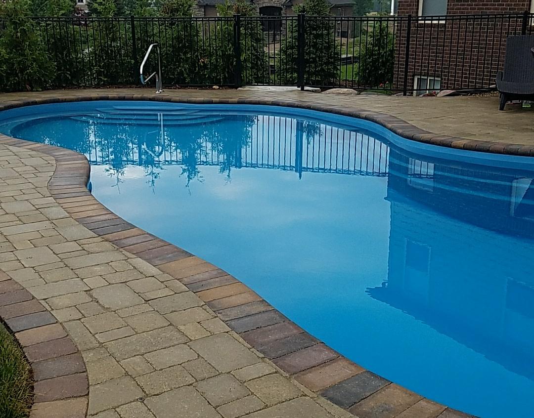 Clean swimming pool