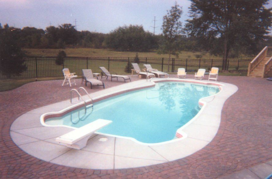 Modern swimming pool