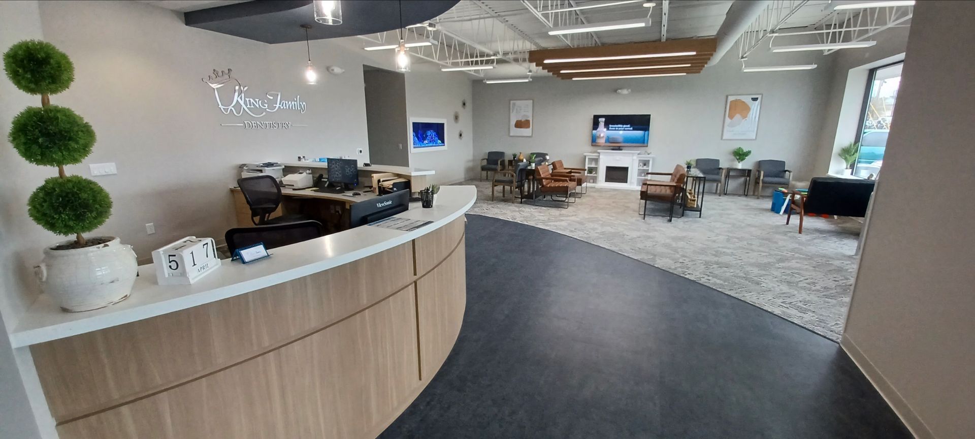king family dentistry reception