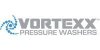 Vortexx pressure washers logo on a white background