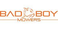 The logo for bad boy mowers has a horse on it.