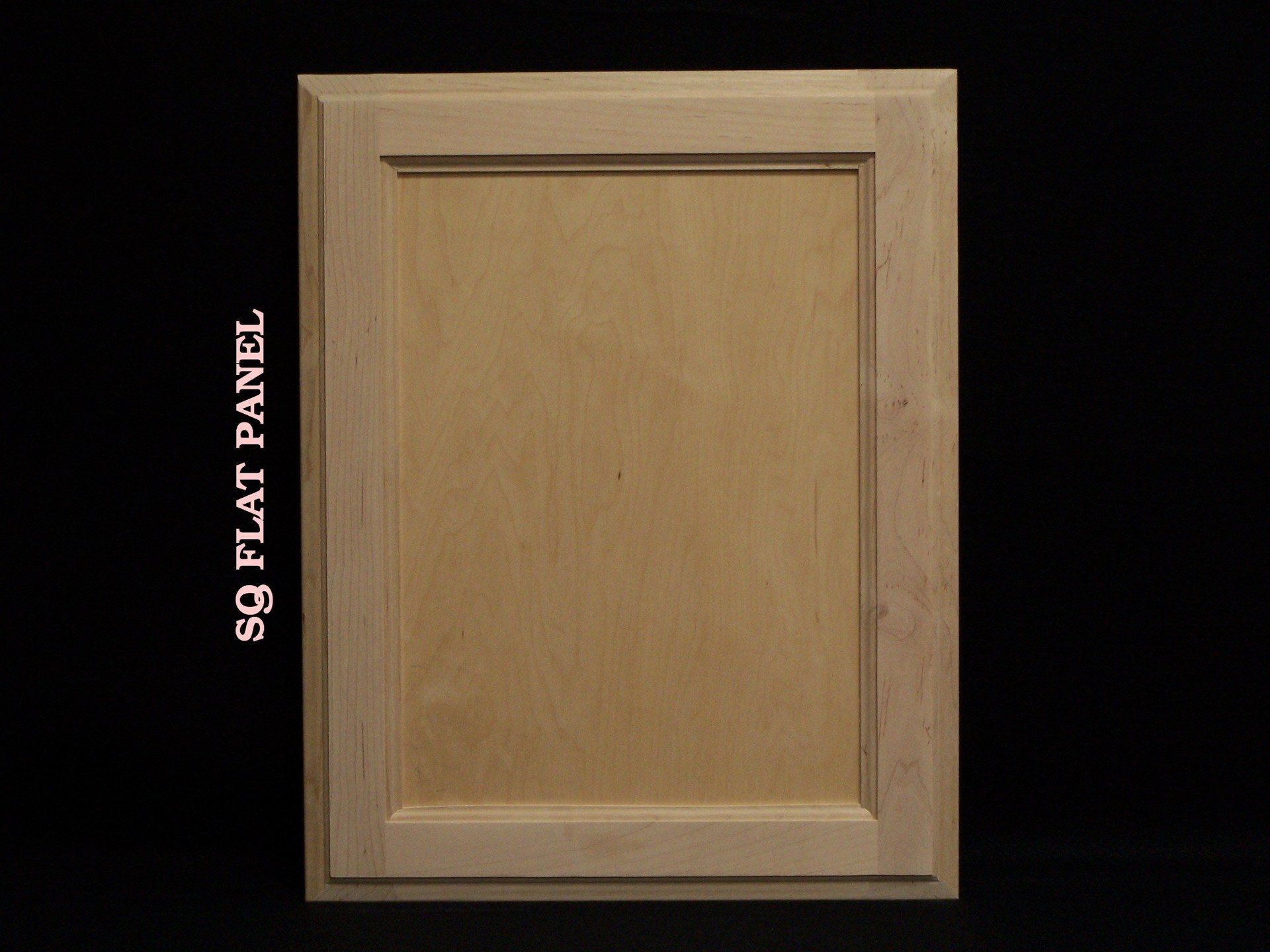 Wood cabinet door