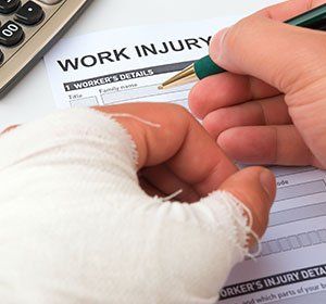 A work injury claim form