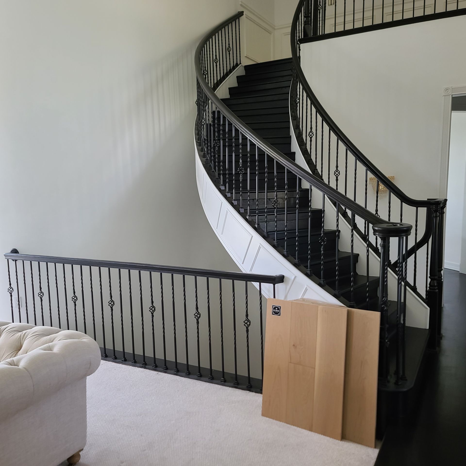 Beautiful flooring and stairs