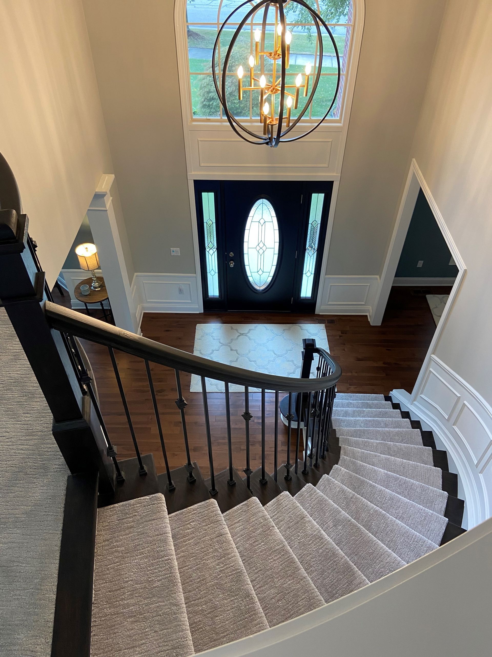 Beautiful flooring and stairs