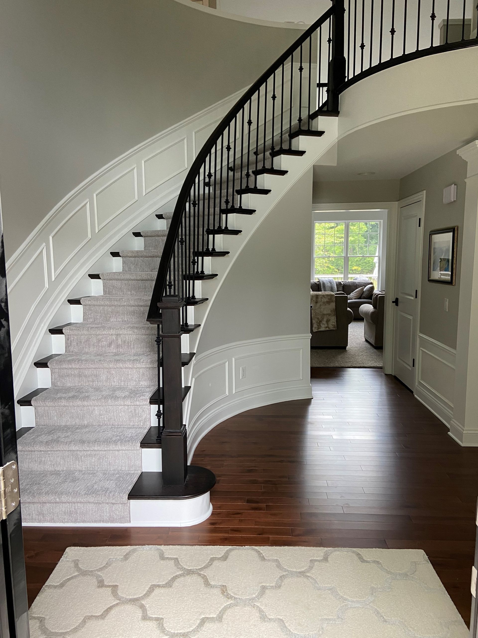 Beautiful flooring and stairs