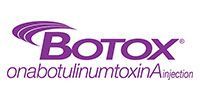 The purple Botox logo with the text 