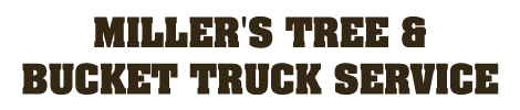 Miller's Tree & Bucket Truck Service - Logo