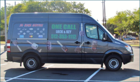 One Call Lock & Key Company Van