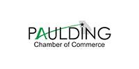 Paulding Chamber of Commerce logo with green “A” and gray text on white background