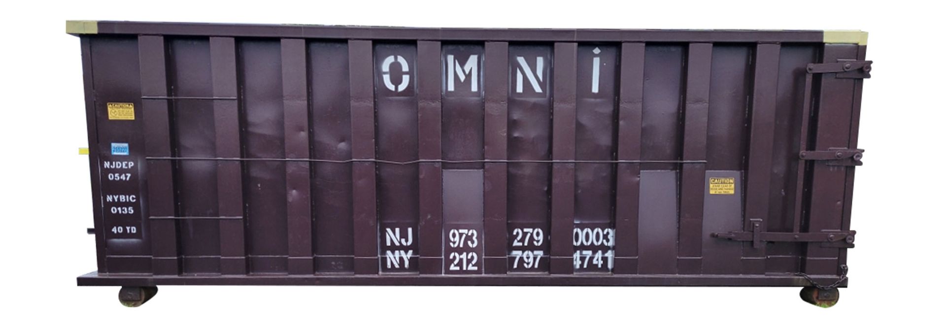 40 yd - 8ft wide x 22ft long x 8ft high