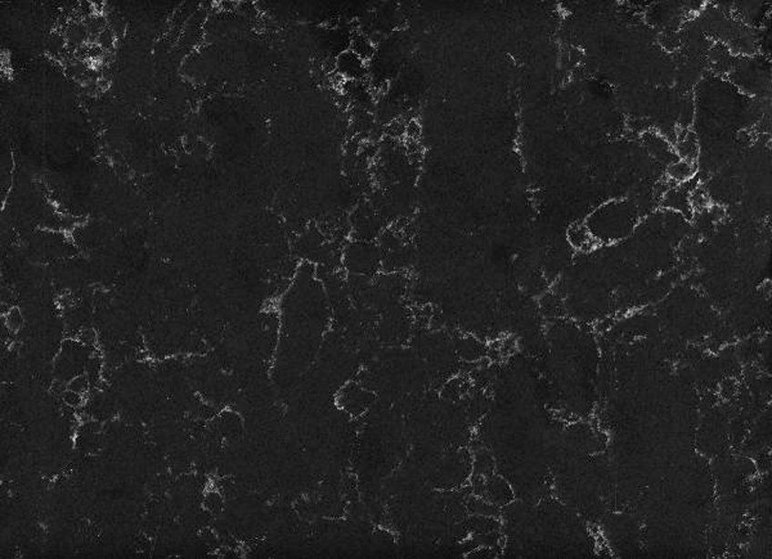 A close up of a black and white marble texture.
