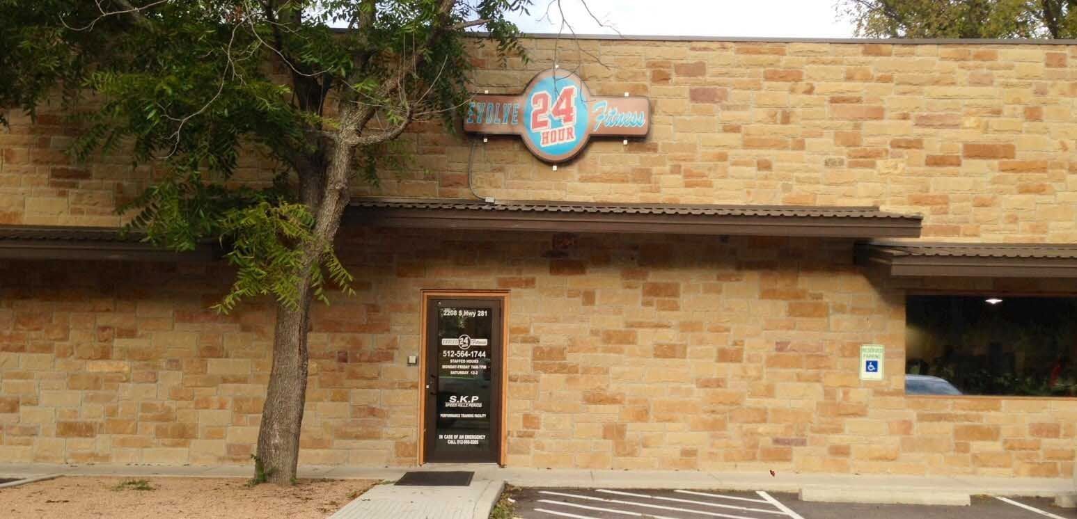 Exterior of a business with a sign reading 