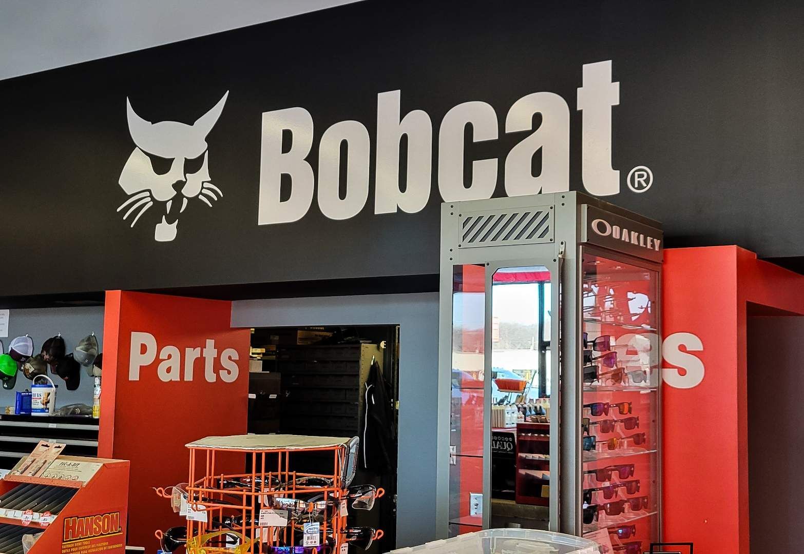 A store with a sign that says bobcat