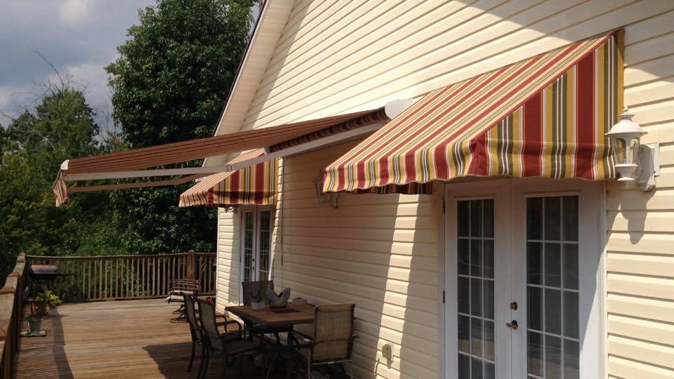 Canvas awning