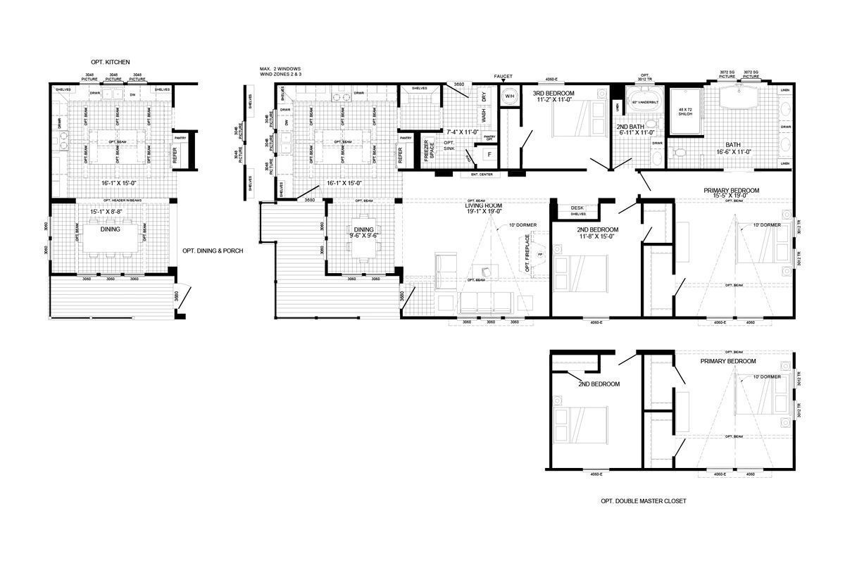 A black and white floor plan of a house.
