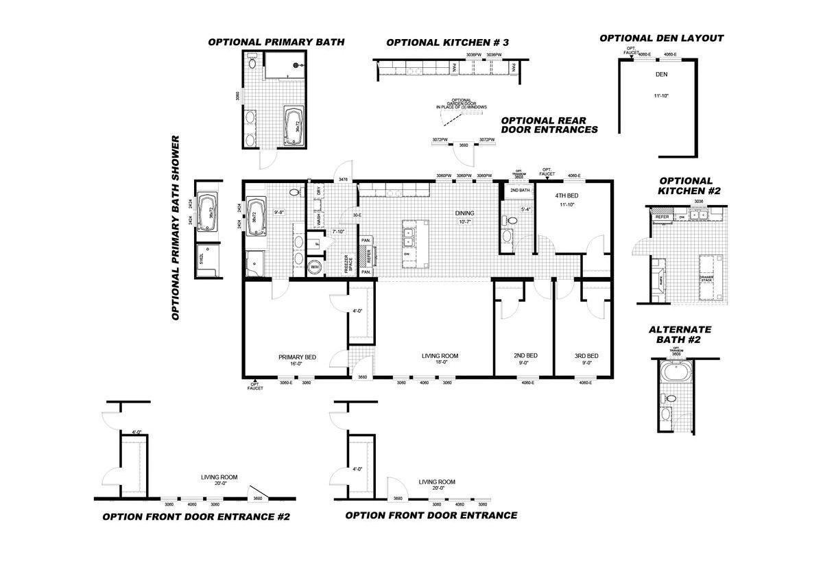 A black and white floor plan of a house