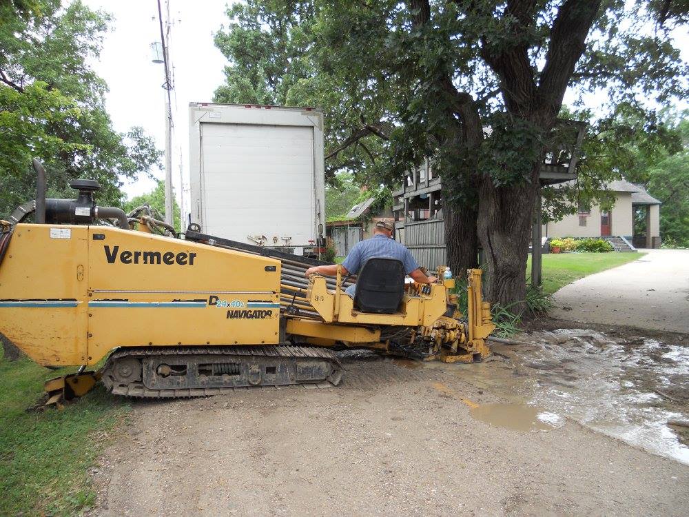 heavy equipment on mud