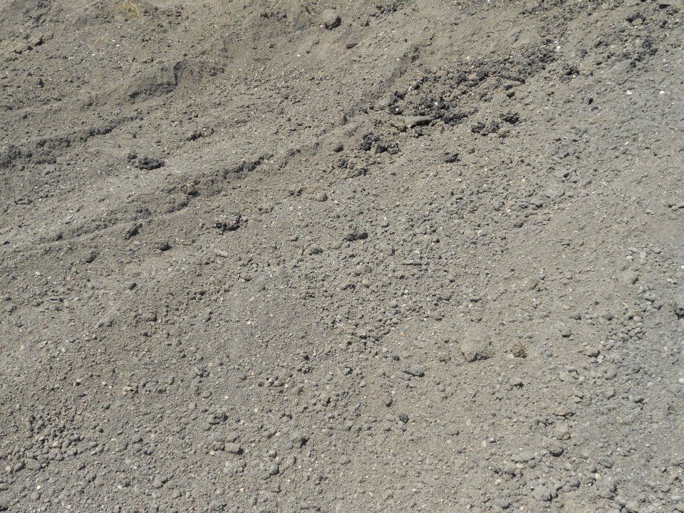 Recycled asphalt close up