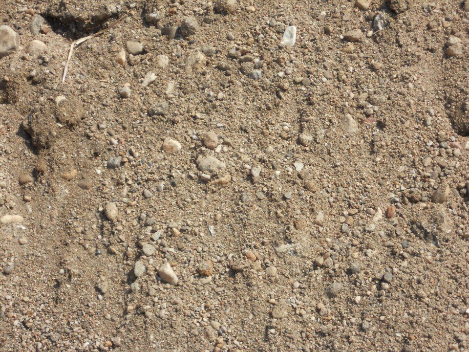 Pile of sand close up