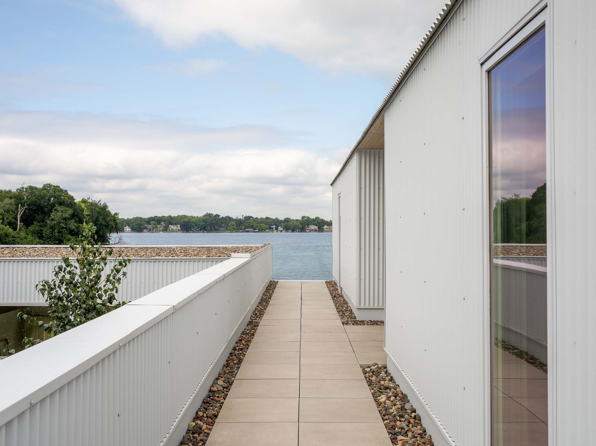 Walkway with a view of the lake