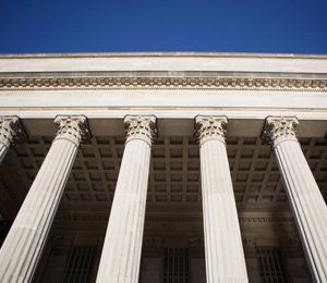 Courthouse with columns