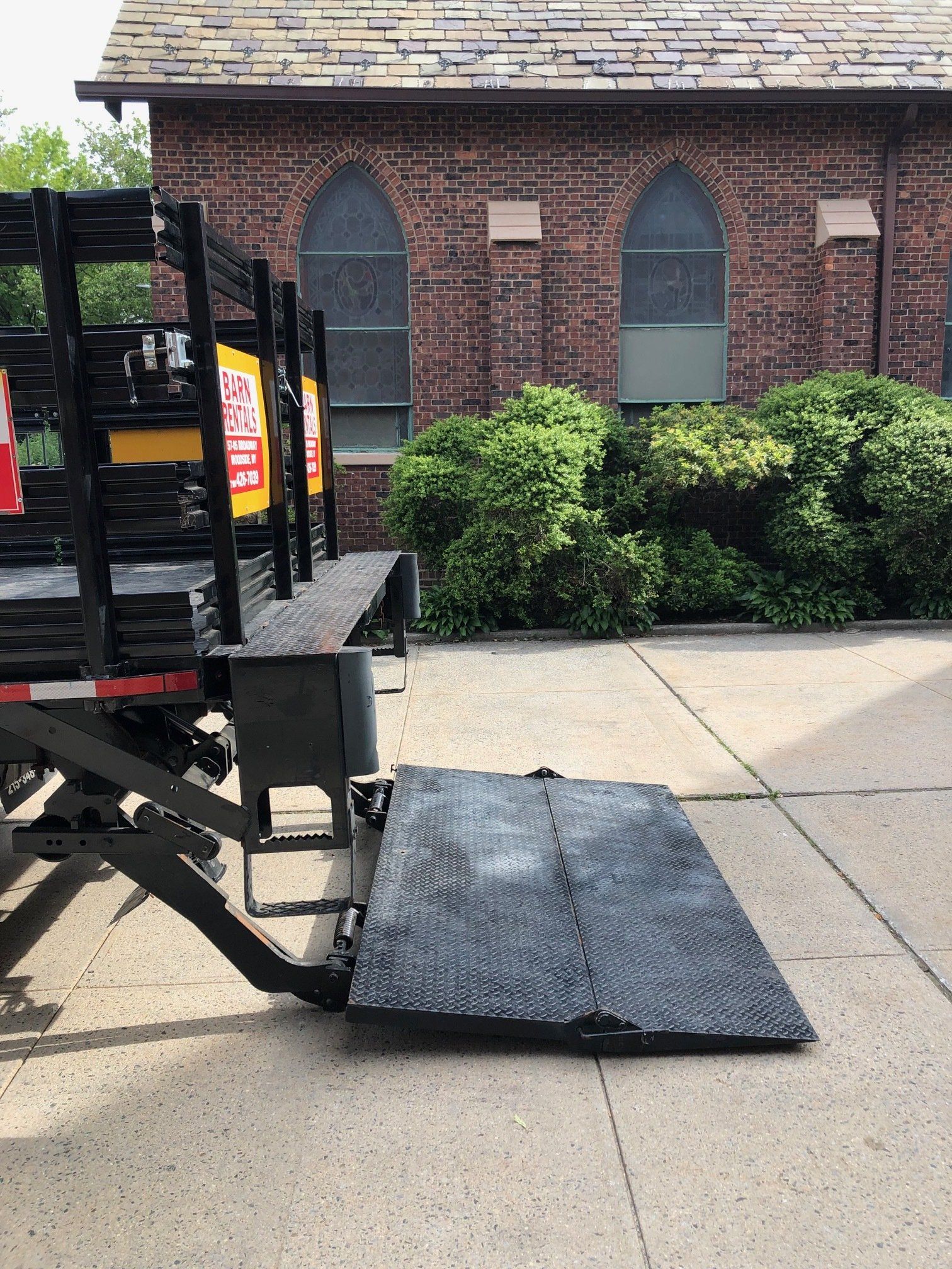 Flatbed truck